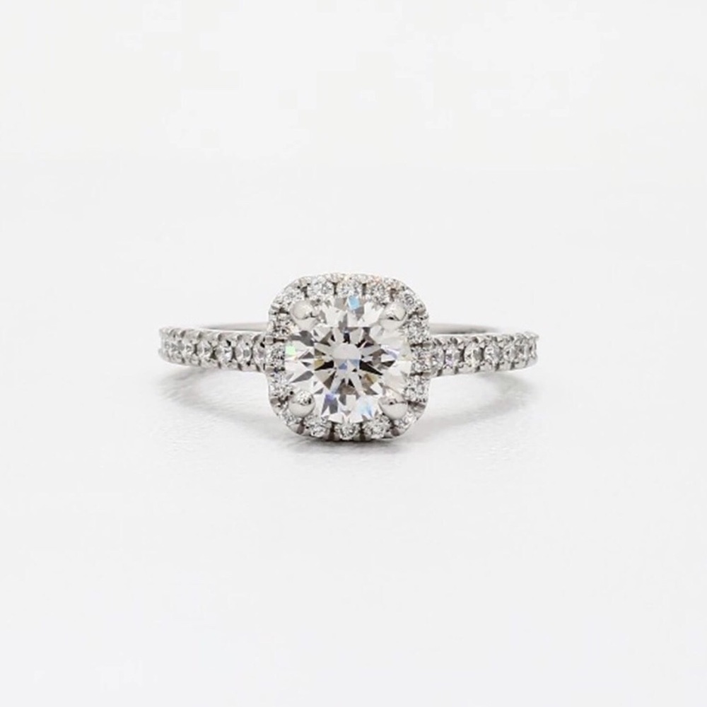 Silver Halo Ring